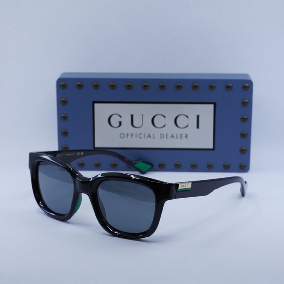 Final Price! Gucci GG1621S 001 Black Grey Sunglasses - Picture 1 of 10